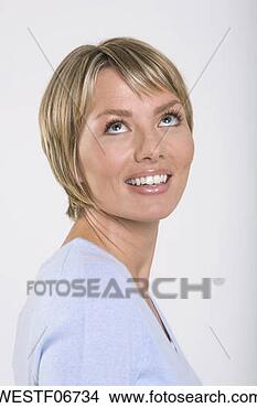 Banco de Imagem - jovem,  mulher, 
 retrato. fotosearch 
- busca de fotos, 
imagens e clipart