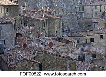 Banco de Imagem - itália,  tuscany, 
 sorano. fotosearch 
- busca de fotos, 
imagens e clipart