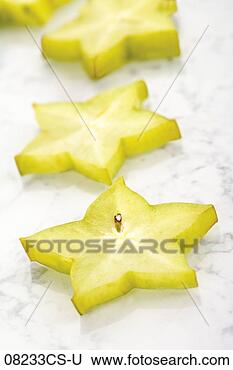 Banco de Imagem - cortado,  estrela, 
 fruta. fotosearch 
- busca de fotos, 
imagens e clipart