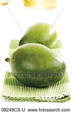 Banco de Imagem - verde,  mangos. 
fotosearch - busca 
de fotos, imagens 
e clipart