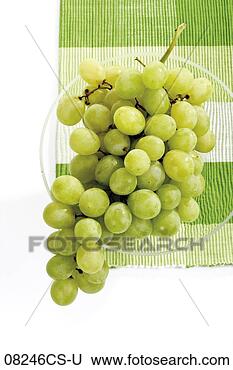 Banco de Imagem - verde,  uvas. 
fotosearch - busca 
de fotos, imagens 
e clipart