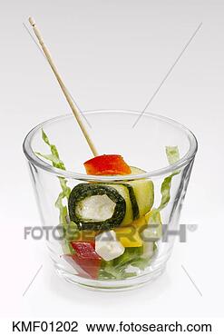 Banco de Imagem - abobrinha,  enchido, 
 feta,  queijo, 
 vegetal,  vidro. 
fotosearch - busca 
de fotos, imagens 
e clipart