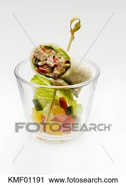 Arquivo de Fotografia - envoltório,  carne, 
 vegetal,  vidro. 
fotosearch - busca 
de fotos, imagens 
e clipart