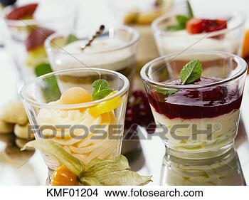 Banco de Imagem - seleção,  sobremesas. 
fotosearch - busca 
de fotos, imagens 
e clipart