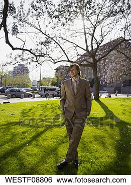 Stock Photo - germany, baden-württemberg, 
stuttgart, businessman 
taking a break. 
fotosearch - search 
stock photos, 
pictures, images, 
and photo clipart
