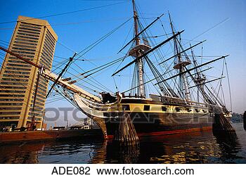 Stock Photo - uss constellation 
in baltimore harbor. 
fotosearch - search 
stock photos, 
pictures, images, 
and photo clipart