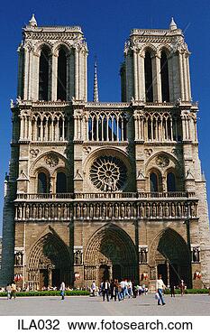 Stock Photo - facade of the 
cathedral of notre 
dame. fotosearch 
- search stock 
photos, pictures, 
images, and photo 
clipart