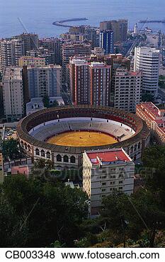 Stock Photo - bullring in malaga, 
spain. fotosearch 
- search stock 
photos, pictures, 
images, and photo 
clipart