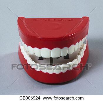 Stock Photo - chattering teeth. 
fotosearch - search 
stock photos, 
pictures, images, 
and photo clipart