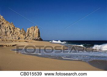 Stock Photograph - beach at cabo 
del sol. fotosearch 
- search stock 
photos, pictures, 
images, and photo 
clipart