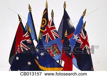 Picture - flags of the nations 
of oceania. fotosearch 
- search stock 
photos, pictures, 
images, and photo 
clipart