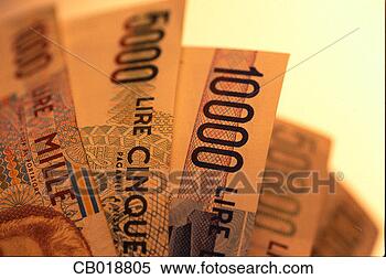 Stock Image - italian lire. 
fotosearch - search 
stock photos, 
pictures, images, 
and photo clipart