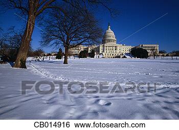 Stock Photo - winter at us capitol. 
fotosearch - search 
stock photos, 
pictures, images, 
and photo clipart