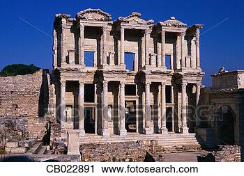 Stock Photography - view of the library 
of celsus. fotosearch 
- search stock 
photos, pictures, 
images, and photo 
clipart