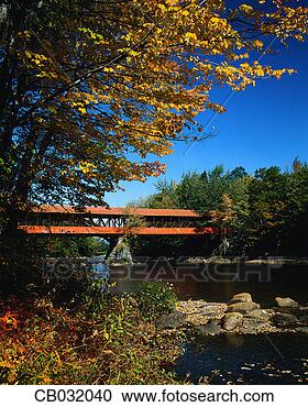Stock Photography - autumn trees near 
a covered bridge. 
fotosearch - search 
stock photos, 
pictures, images, 
and photo clipart
