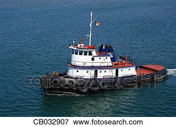 Picture - mexican tug boat. 
fotosearch - search 
stock photos, 
pictures, images, 
and photo clipart