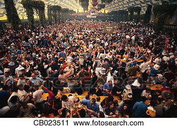 Stock Photography - munich beer hall 
during oktoberfest. 
fotosearch - search 
stock photos, 
pictures, images, 
and photo clipart