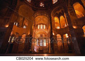 Stock Photo - interior of sant'apollinare 
in classe. fotosearch 
- search stock 
photos, pictures, 
images, and photo 
clipart