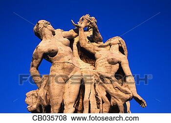 Stock Photo - sculpture of nymphs 
in rome, italy. 
fotosearch - search 
stock photos, 
pictures, images, 
and photo clipart
