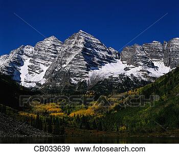 Stock Photograph - snow-covered maroon 
bells. fotosearch 
- search stock 
photos, pictures, 
images, and photo 
clipart