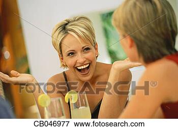 Picture - laughing woman 
holding up hands. 
fotosearch - search 
stock photos, 
pictures, images, 
and photo clipart