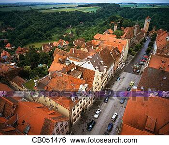 Stock Photo - small german town. 
fotosearch - search 
stock photos, 
pictures, images, 
and photo clipart