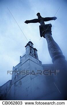 Stock Photo - church at castillo 
de la guardas. 
fotosearch - search 
stock photos, 
pictures, images, 
and photo clipart