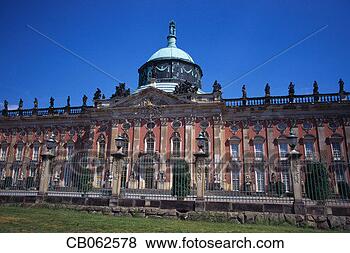 Stock Photo - new palace at 
park sanssouci. 
fotosearch - search 
stock photos, 
pictures, images, 
and photo clipart