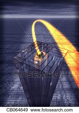 Stock Photograph - yellow curve touching 
ball in labyrinth. 
fotosearch - search 
stock photos, 
pictures, images, 
and photo clipart