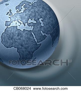 Stock Photo - globe featuring 
europe, africa 
and middle east. 
fotosearch - search 
stock photos, 
pictures, images, 
and photo clipart
