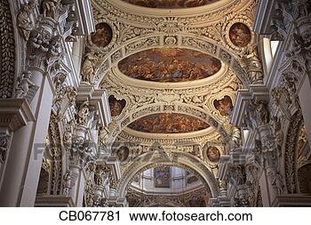 Stock Photography - sculptures and 
paintings decorating 
interior of passau 
cathedral. fotosearch 
- search stock 
photos, pictures, 
images, and photo 
clipart