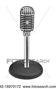 Stock Photo - old-fashioned 
microphone. fotosearch 
- search stock 
photos, pictures, 
images, and photo 
clipart