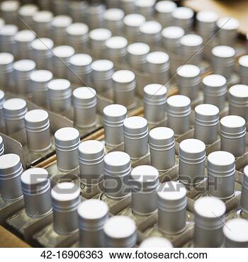 Stock Photo - rows of flasks. 
fotosearch - search 
stock photos, 
pictures, images, 
and photo clipart