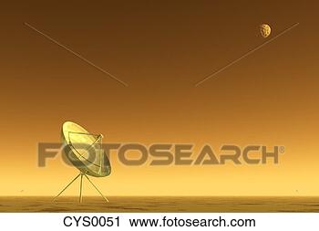 Clipart - computer art image 
of radio telescope. 
fotosearch - search 
clipart, illustration, 
drawings and vector 
eps graphics images