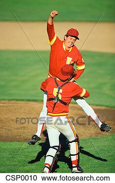Stock Photography - baseball players 
celebrating a 
win. fotosearch 
- search stock 
photos, pictures, 
images, and photo 
clipart