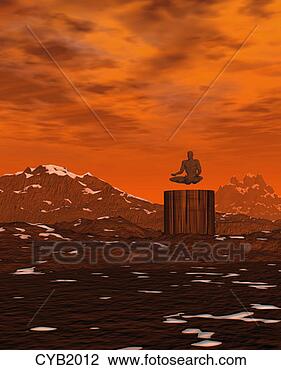 Clip Art - computer art image 
of man levitating. 
fotosearch - search 
clipart, illustration, 
drawings and vector 
eps graphics images