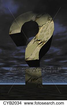 Stock Illustration - computer art image 
of large stone 
question mark. 
fotosearch - search 
clipart, illustration, 
drawings and vector 
eps graphics images