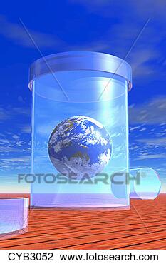 Clip Art - computer art image 
of earth in pill 
bottle. fotosearch 
- search clipart, 
illustration, 
drawings and vector 
eps graphics images