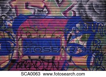 Stock Photo - graffiti on wall. 
fotosearch - search 
stock photos, 
pictures, images, 
and photo clipart