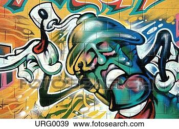 Stock Illustration - graffiti painting 
of an anthropomorphic 
figure. fotosearch 
- search clipart, 
illustration, 
drawings and vector 
eps graphics images