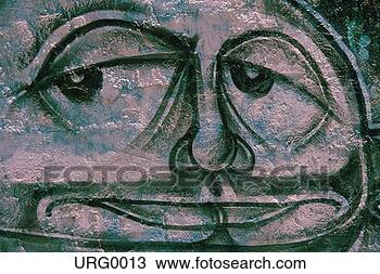 Drawing - graffiti painting 
of a man`s face. 
fotosearch - search 
clipart, illustration, 
drawings and vector 
eps graphics images