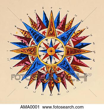 Stock Photography - compass rose. 
fotosearch - search 
stock photos, 
pictures, images, 
and photo clipart