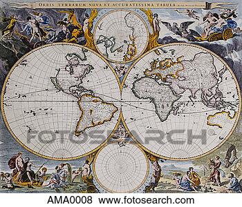 World Map Hemisphere
