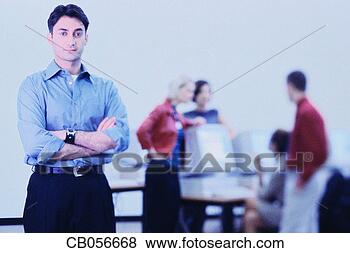 Stock Photo - businesspeople 
at computers. 
fotosearch - search 
stock photos, 
pictures, images, 
and photo clipart