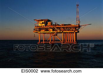 Stock Photo - offshore oil rig. 
fotosearch - search 
stock photos, 
pictures, images, 
and photo clipart