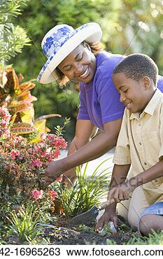 Stock Photo - learning to garden. 
fotosearch - search 
stock photos, 
pictures, images, 
and photo clipart