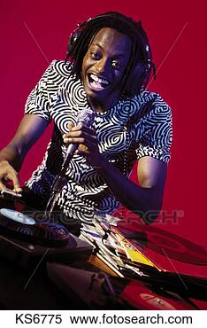 Stock Image - oddballs, african 
american, arts, 
characters, disk 
jockey, diversity. 
fotosearch - search 
stock photos, 
pictures, images, 
and photo clipart