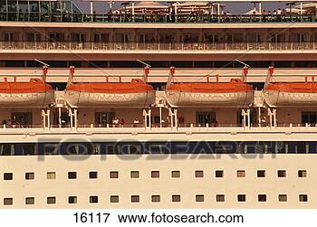 Picture - detail of a cruise 
ship. fotosearch 
- search stock 
photos, pictures, 
images, and photo 
clipart