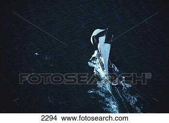 aerial view sailboat ~2294 jpg