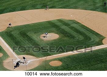 Stock Photo - above view of 
a baseball diamond. 
fotosearch - search 
stock photos, 
pictures, images, 
and photo clipart